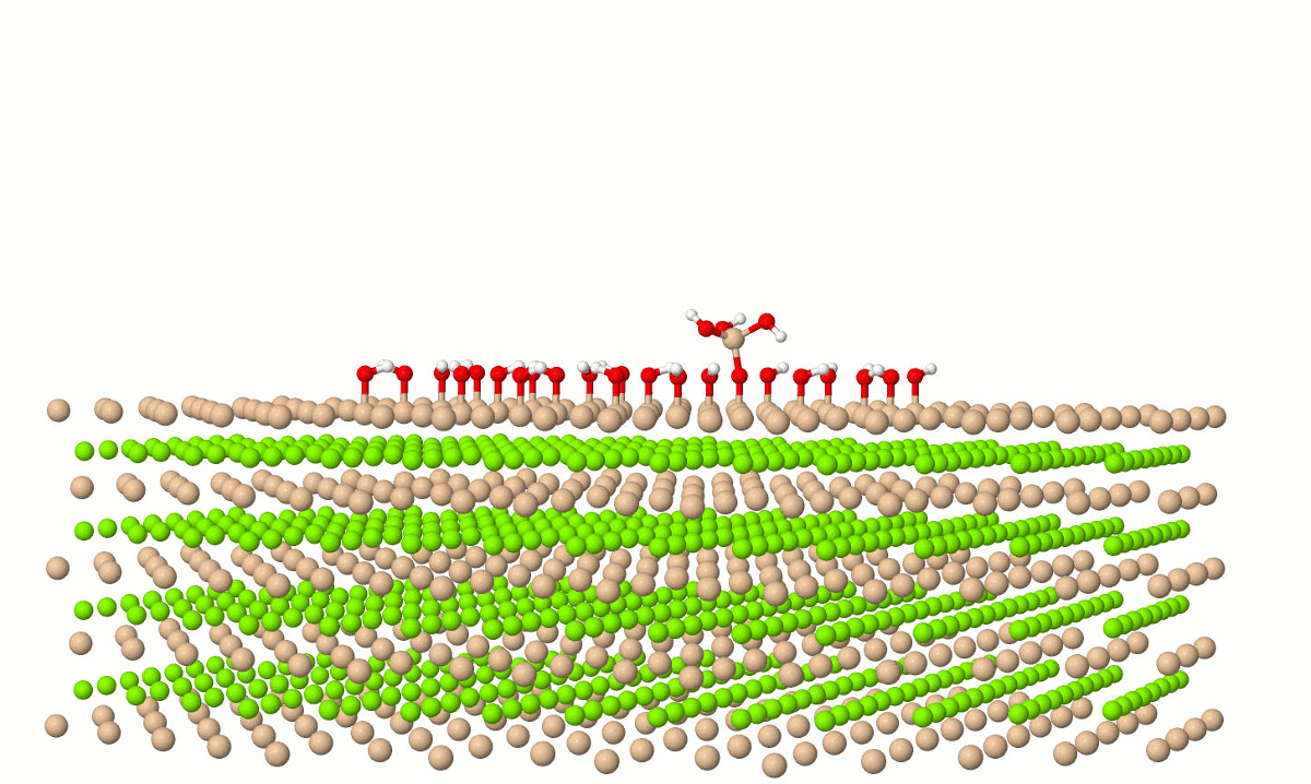model simulation of layer formation