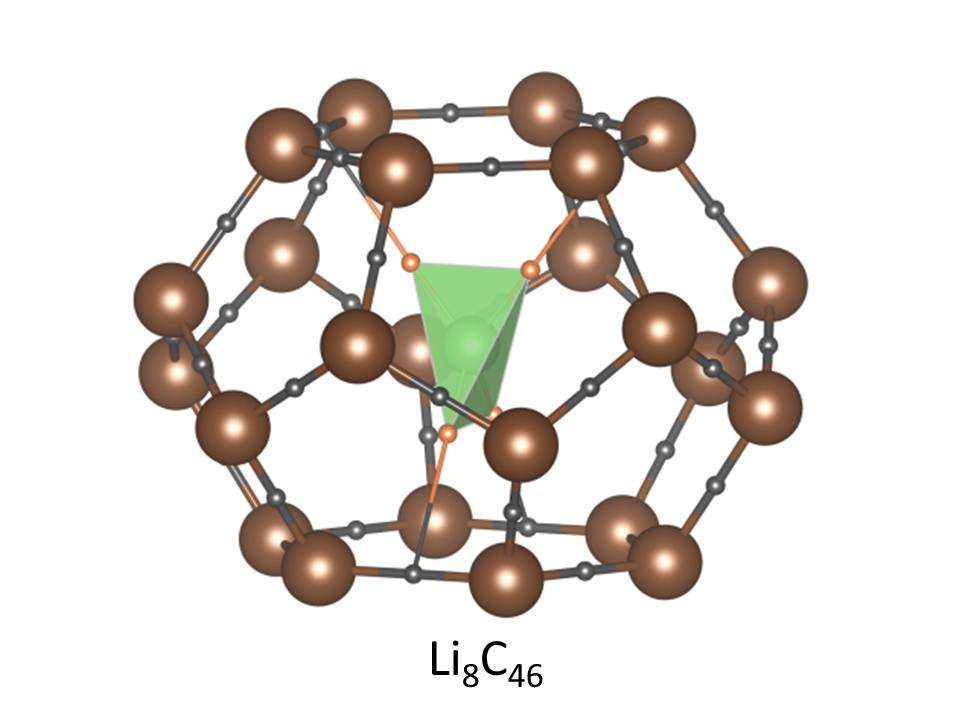Li8C46 bond critical points